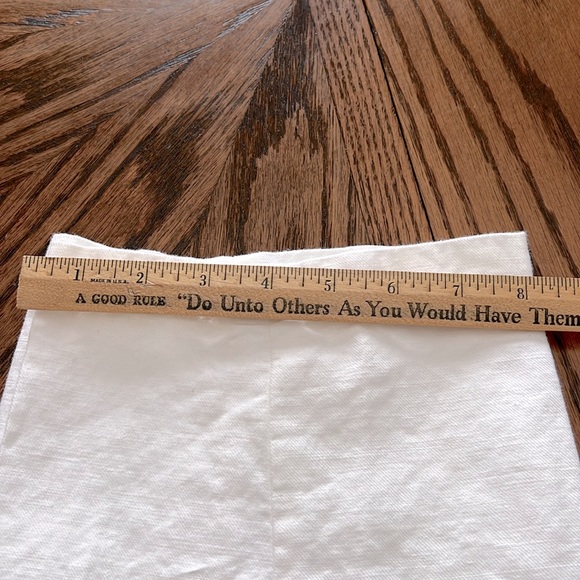 Talbots Linen White Pants Size 16 - Picture 9 of 11